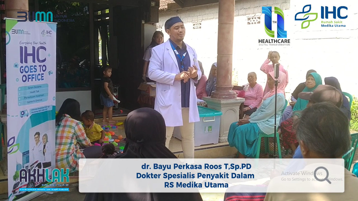 RS Medika Utama Peduli Kesehatan Lansia Desa Gaprang Kec. Kanigoro Kab. Blitar